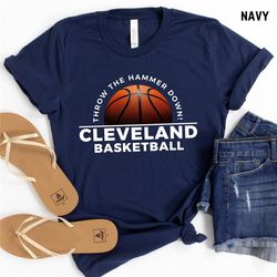 cleveland basketball shirt, retro cleveland basketball tee, cleveland ohio t-shirt, cleveland basketball fan gift, cleve