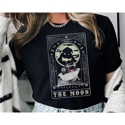 Lock Shock Barrel Oogie Boogie The Moon Tarot Shirt | Nightmare Before Christmas Disney Halloween T-shirt | Oogie Boogie