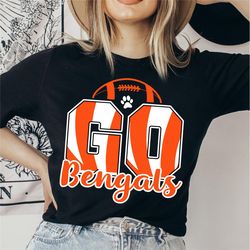 Go Bengals Shirt, Go Bengals Tiger Stripe Sweater, Bengals Sweatshirt, Who dey, Cincinnati Bengals Tee, Game-day Bengals
