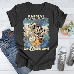 Walt Disney World Shirt Tank Top, Walt Disney Animal Kingdom Shirt, Animal Kingdom Shirt With Disney Characters, Disney
