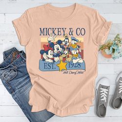 Walt Disney World Shirt, Vintage Disney Characters Shirt, Retro Disney Mickey Minnie Shirt Tank Top, Disney Vacation Fam