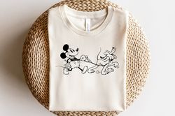 Mickey Mouse Shirt, Mickey and Pluto, Dog Lovers Shirt, Disney Dogs Shirt, Disneyland Shirt, Disney Shirt, Disney World