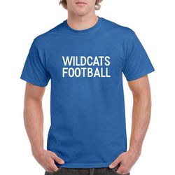wildcats football shirt- wildcats football tshirt- high school football fan- football gift for him