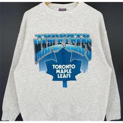 Vintage Toronto Maple Leafs Sweatshirt, Maple Leafs Fan Tee, Toronto Maple Shirt, Hockey Fan Shirt, Toronto Hockey Shirt