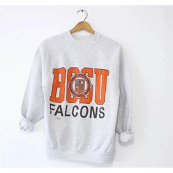 Vintage 90s BGSU Bowling Green State University Falcons Sweatshirt, BGSU Falcons Sweater, BGSU Falcons Tshirt, Bowling G