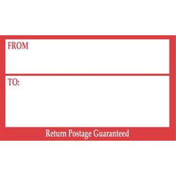 Label Postage For Return