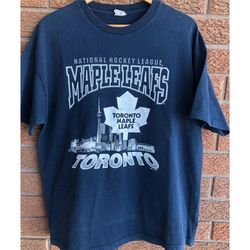 Vintage Toronto Maple Leafs Skyline T-shirt, Toronto Maple Leafs Sweatshirt, Maple Leafs Tee, Hockey Fan Shirt, Toronto