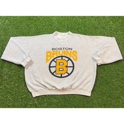 Boston Bruins Vintage Sweatshirt, Retro Boston Bruins Sweater, Boston Bruins Crecwneck, Boston Bruins Hoodie, Boston Bru
