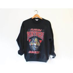 Vintage 90s Florida State Panthers Hockey Sweatshirt, Florida Panther Crewneck, NHL Hockey Shirt, Florida Panther Shirt,