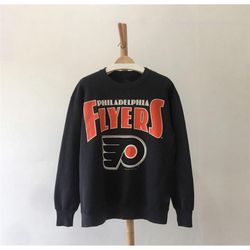 Vintage 1989 Philadelphia Flyers Crewneck Sweatshirt, Philadelphia Flyers Shirt, Philadelphia Flyers Hoodie, Philadelphi