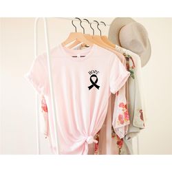 hope cancer shirt, motivational shirt, pink cancer ribbon, stronger than cancer, cancer awareness, cancer shirt, cancer