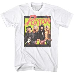 poison band photo rock and roll shirt