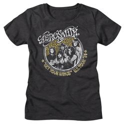 Aerosmith Get Your Wings US Tour 1974 Rock and Roll Music Ladies Shirt