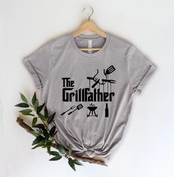The Grillfather Shirt,Gift for Grandpa Shirt,New Dad Shirt,Dad Shirt,Daddy Shirt,Father's Day Shirt,Best Dad shirt,Gift
