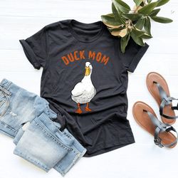 Duck Mom Shirt, Duck Lover Gift, V-Neck, Tank Top, Sweatshirt, Hoodie