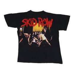 vintage 1991 Skid Row Slave To The Grind Tour Shirt