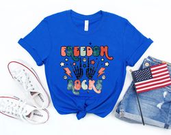 4th of July Freedom Rocks Shirt,Freedom Shirt,Fourth Of July Shirt,Patriotic Shirt,Independence Day Shirts,Patriotic Fam