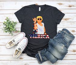 Trump 'Merica T-shirt, Trump Bae Funny 4th of July Shirt, Trump Salt T-shirt, 4th Of July Shirt, Salt Bae Style Funny 4t