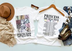 Princess Eras Tour Bella Canvas Shirt, Disney Princess Tour Tee, Disney Princess Characters Shirt, Disney Girl Trip Shir