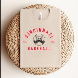 Vintage Cincinnati Baseball Est 1882 Shirt