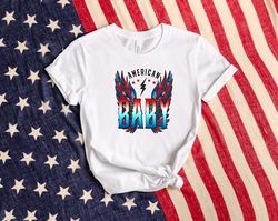 american baby shirt, american angels shirt, usa flag shirt, patriotic shirt, american shirt, 4th of july shirt