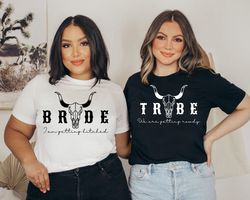 Bride and Bride Tribe Shirts , Bachelorette Party Shirts,Bridal Party Shirts , Bride Shirts, Team Bride Shirts , Bridesm