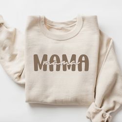 Mama Shirt, Mama Est 2024 Shirt, Trendy Mom Shirt, Gift for Mom, Mothers day shirt, Pregnancy Announcement
