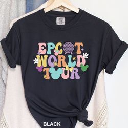 Disney Epcot World Tour Shirt, Dinsey Vacation Tshirt, Disney Family Matching Shirt, Disney Epcot Shirt, Disney Trip Shi