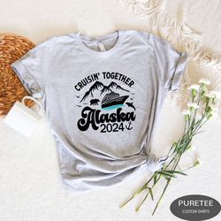 2024 Alaska Cruise Shirt, Family Cruise Shirt, Cruise Travel Sweatshirt, Alaska Family Trip Sweater, Matching Cruise Squ