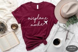 Airplane Mode Sweatshirt, Airplane Shirt, Travel Sweater, Gift for Traveler, Vacay Mode Crewneck, Pilot Shirt, Airplane