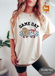 Baseball Sweatshirt, Baseball Game Day Shirt for Women, Mothers Day Gift, Family Baseball Shirt, Baseball Game Day T Shi