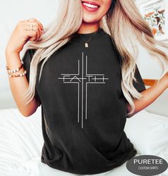 Christian Shirt, Bible Verse T-Shirt, Religious Outfit, Retro Faith T Shirt, Jesus Tee For Christian Apparel, Christian