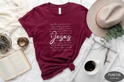 Christian T-shirts, Jesus Shirt, Inspirational Shirt, Religious Shirt, Religious Gift, Christian Gift, Bible Verse Shirt