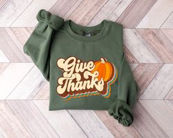Give Thanks Shirt, Thankful Shirt, Thanksgiving Shirt, Fall Shirt, Cute Fall Shirt, Thanksgiving Gift, Family Thanksgivi