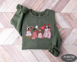 My Dog Is My Valentine Sweatshirt, Valentine Dog Sweater, Valentines Day Shirt, Gift for Dog Mom, Dog Sweatshirt, Pet Lo