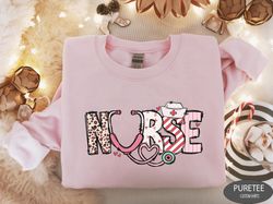 Valentine Nursing Sweater, Nurse Valentine Gift Sweatshirt, Nicu Labor Peds Gift, Nurse Valentines Day Sweatshirts, Vale
