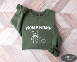 Womp Womp Funny Retro Shirt, Unisex Meme T Shirt, Funny T Shirt, Cool Gift, Raccoon Lovers, Raccoon Graphic Shirt, Relax