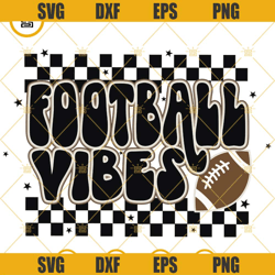 Football Vibes SVG, Retro Football SVG PNG DXF Digital Download