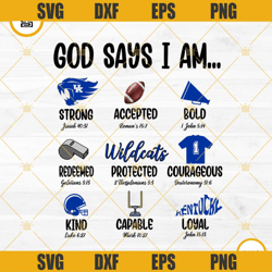 God Says I Am PNG, Kentucky Wildcats PNG File
