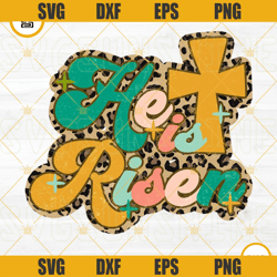 He Is Risen PNG, Leopard PNG, Jesus PNG, Easter Christian PNG Designs
