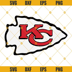 Kansas City Chiefs SVG, KC Logo SVG, Kansas City SVG DXF EPS PNG Cut Files Clipart Cricut Instant Download
