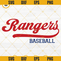 Rangers Baseball Vintage SVG, Texas Rangers SVG PNG DXF EPS