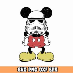 Mickey Star Wars Stormtroopers Files For Cricut, Silhouette, going on Vacation, make tshirts, Hollidays, png, sgv 1