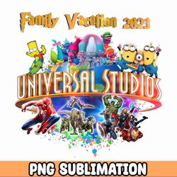 Universal Studios Png, Universal Trip, Family Vacation PNG, Family Trip PNG, Family Vacation 2023 PNG, Girl Trip 2023
