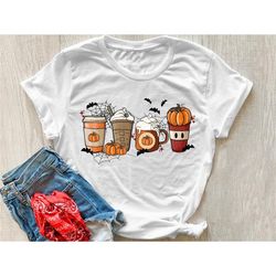 Fall Coffee Shirt, Cute Pumpkin Sweatshirt, Coffee Lover Shirt, Pumpkin Spice Shirt, Thanksgiving Shirt, Pumpkin Shirt,