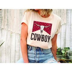 Cowboy Shirt, Western Gift, Rodeo Shirt, Western Shirt, Cowboy Sweatshirt, Wild West Shirt, Vintage Western Shirt, Rodeo
