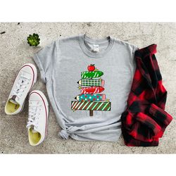 Teacher Christmas Shirt, Teacher Christmas Tree Shirt, Christmas Teacher Gift, Christmas Teacher T-shirt