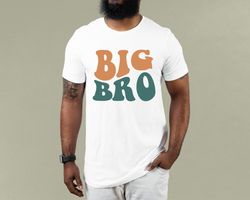 Big Bro Toddler Shirt - Cute Vintage Brother Kids Shirt - Natural Big Brother Toddler Tee