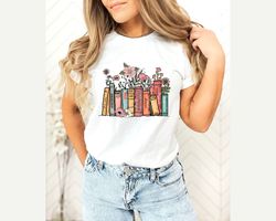 Book Lover Shirt, Flower Books Shirt, Gift for Book Lover, Reading Shirt, Book With Flowers, Floral Books, Gift for Book