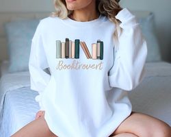 Booktrovert Sweatshirt,Book Lover Sweatshirt, Cute Book Lover Shirt, Librarian Teacher Bookish Shirt,Gift For Book Lover